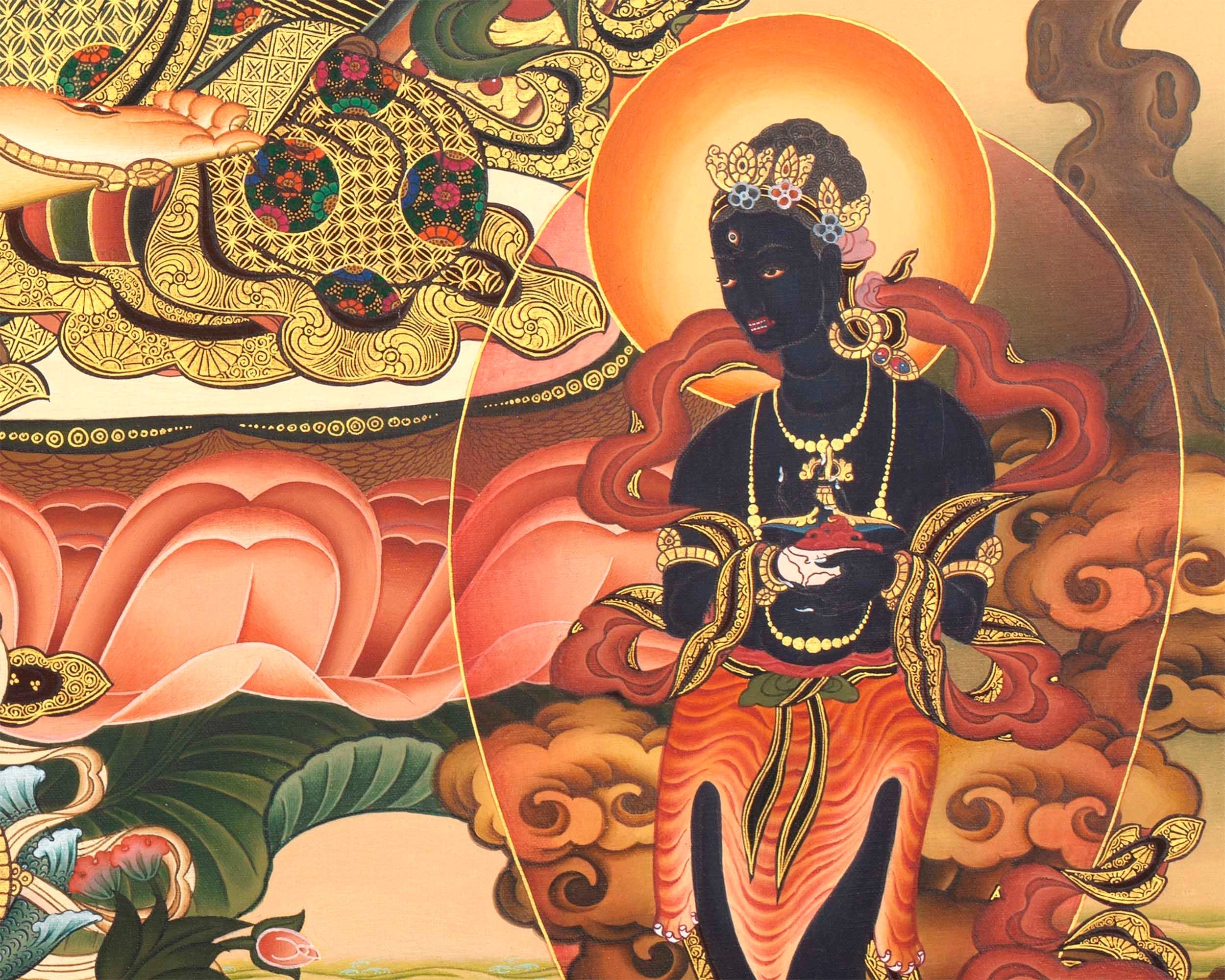 White Tara Female Bodhisattva | Mindfulness Meditation Art