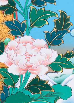 Handmade Avalokiteshvara Thangka | Hand Pained Tibetan Wall decor