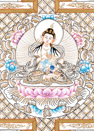 Vajrasattva Thangka | Wall  Hanging Art For Office