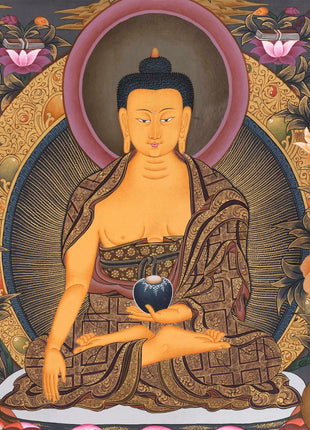 Shakyamuni Handmade Thangka | Art For Peace