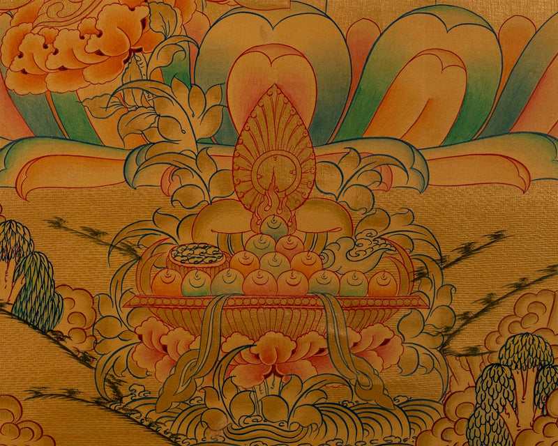 Padmasambhava Thangka Painting | Lotus Born Master of Buddhism