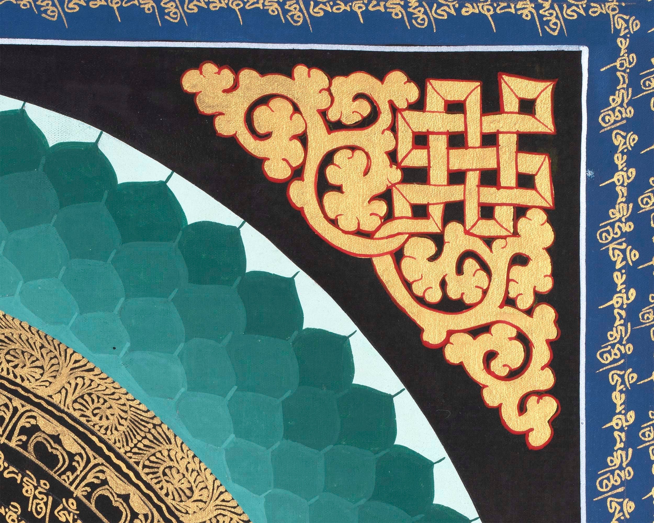 MANTRA MANDALA THANGKA  |  Tibetan Thangka