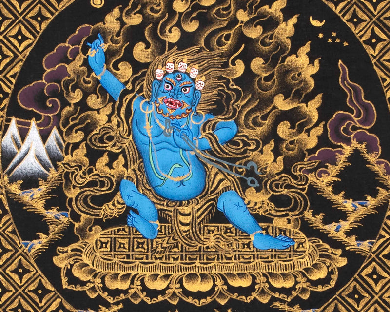 Vajrapani Mandala Thangka | Asian Art