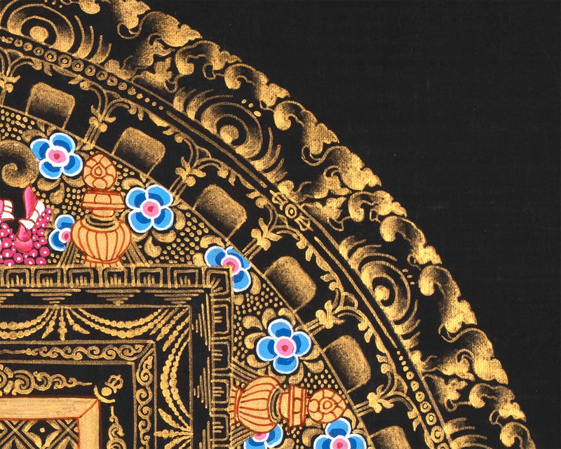 1,000 armed Avalokiteshvara Mandala |  God of Compassion Tibetan Buddhist Thangka