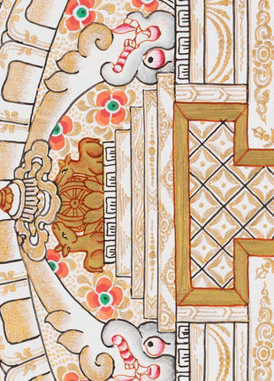 Medicine Buddha Painting |  Meditation Canvas Art Mandala