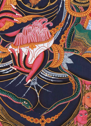 6 Armed Dharmapala Mahakala |  Spiritual Art for Altar space