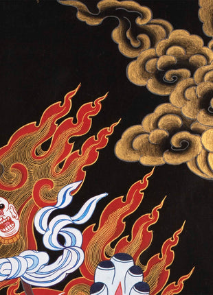 6 Armed Dharmapala Mahakala |  Spiritual Art for Altar space
