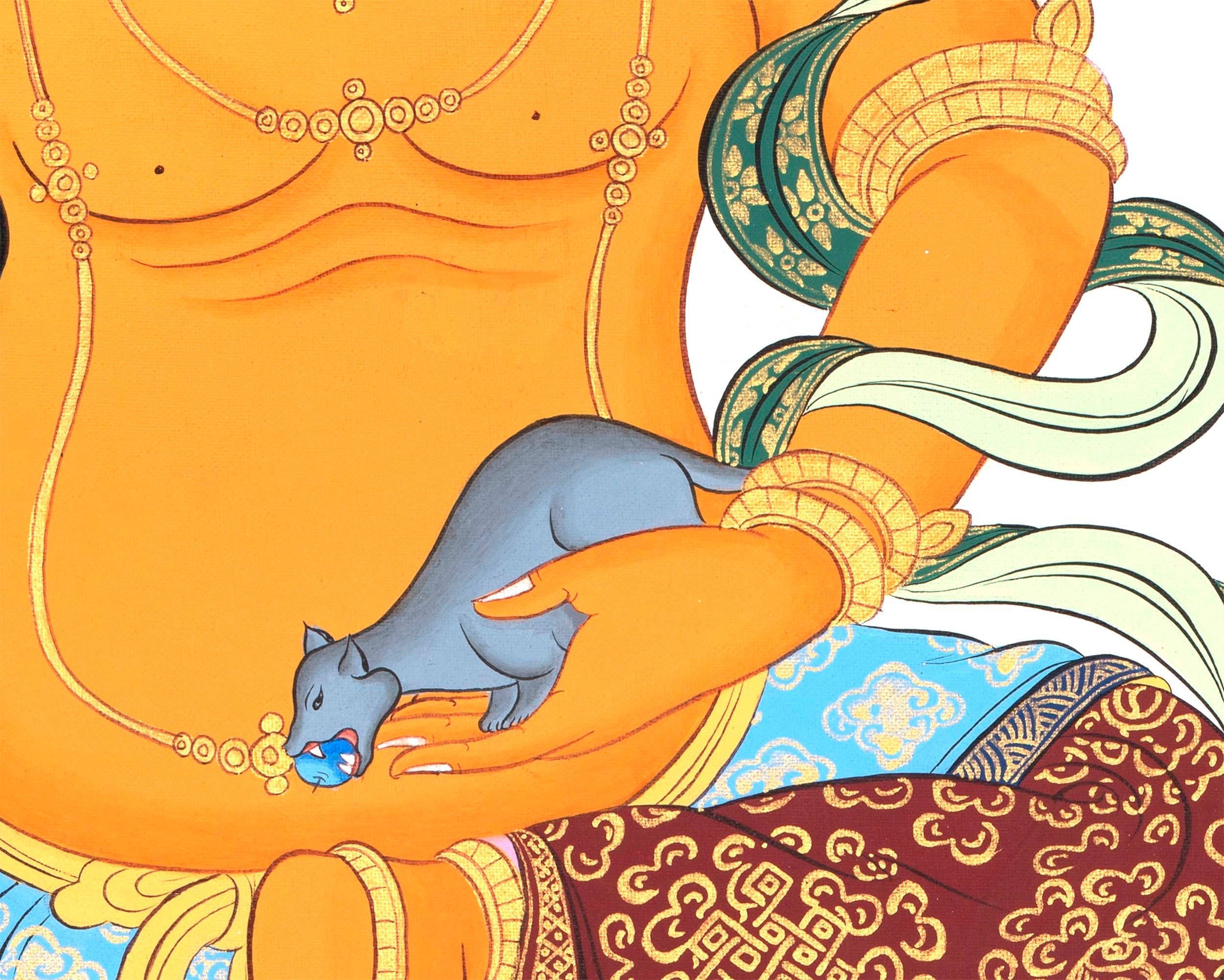 Zambala Thangka | Wealth And Prosperity
