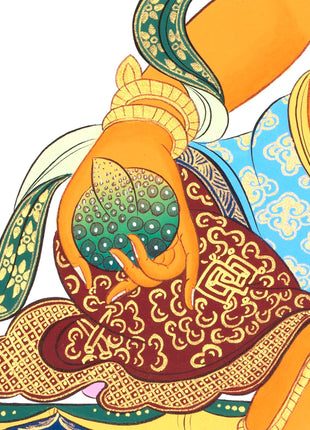 Zambala Thangka | Wealth And Prosperity