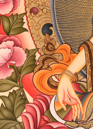 White Tara Goddess Thangka  | Mindfulness Meditation
