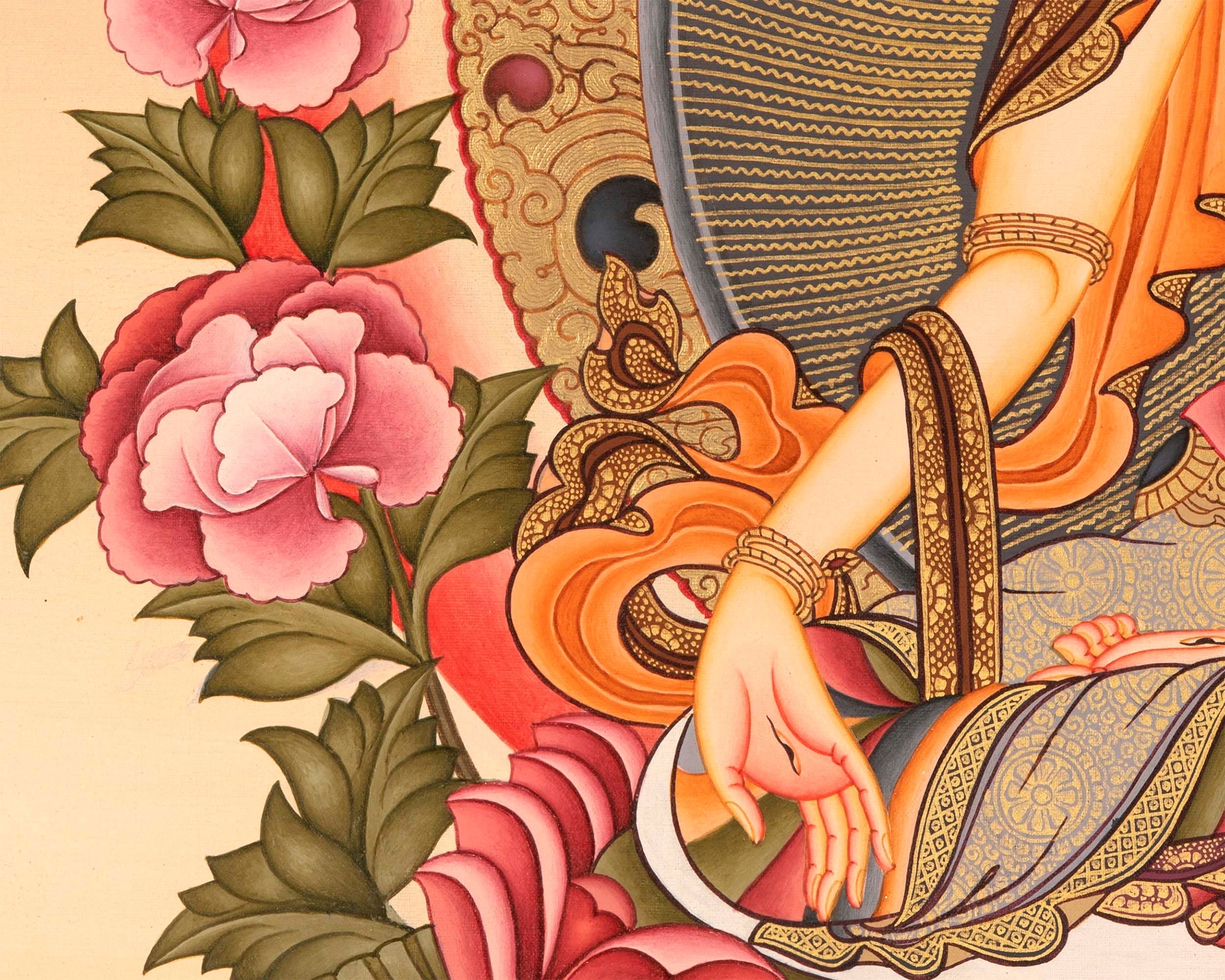 White Tara Goddess Thangka  | Mindfulness Meditation