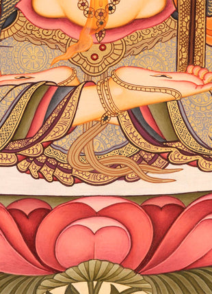 White Tara Goddess Thangka  | Mindfulness Meditation