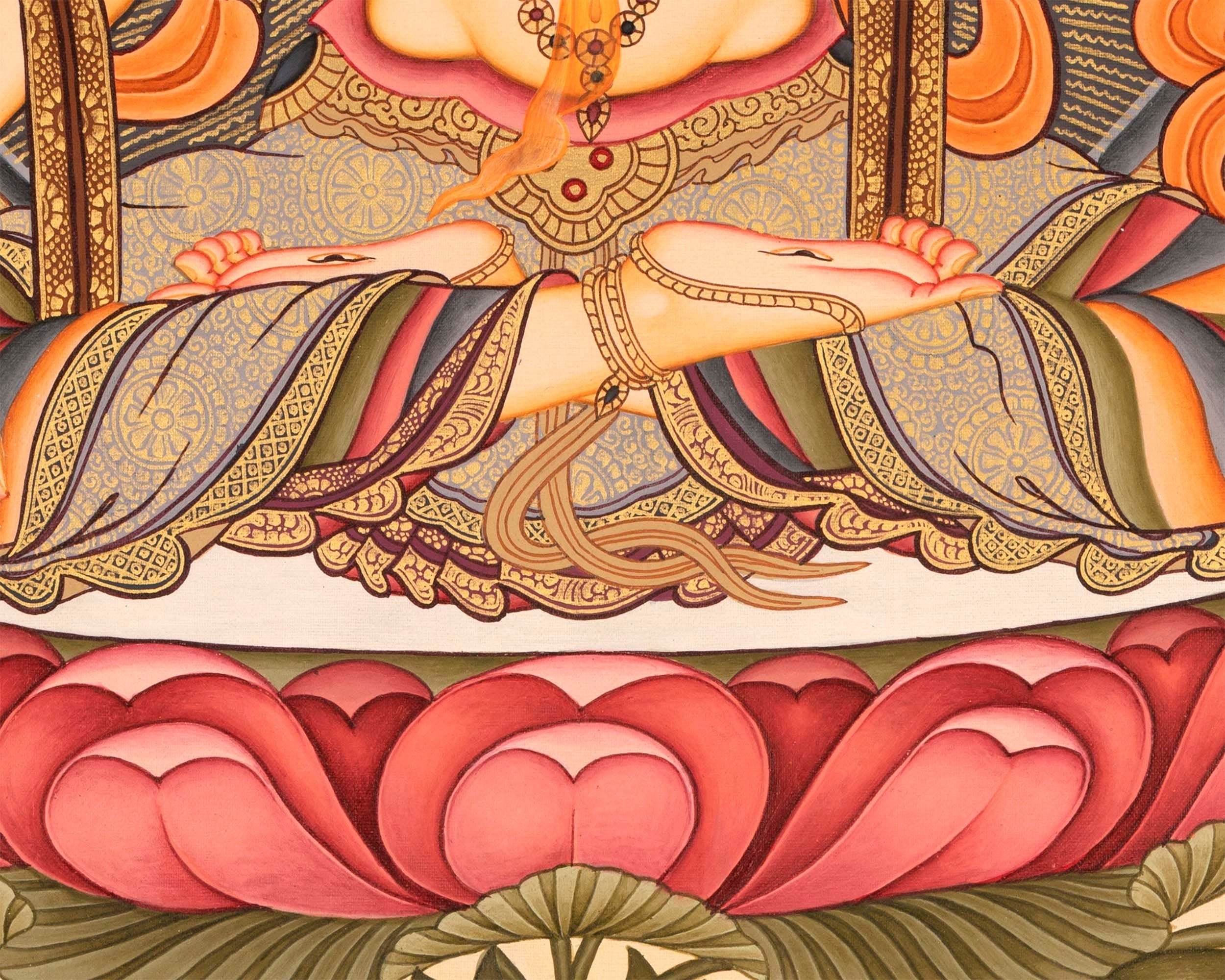 White Tara Goddess Thangka  | Mindfulness Meditation