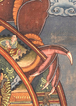 Bhavachakra Original Thangka | Handmade Buddhist Painting