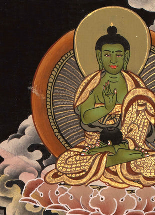 Vajrasattva Dorje Sempa Shakti  YabYum Thangka | The Union Of Compassion And Wisdom | Wall hanging Decoration