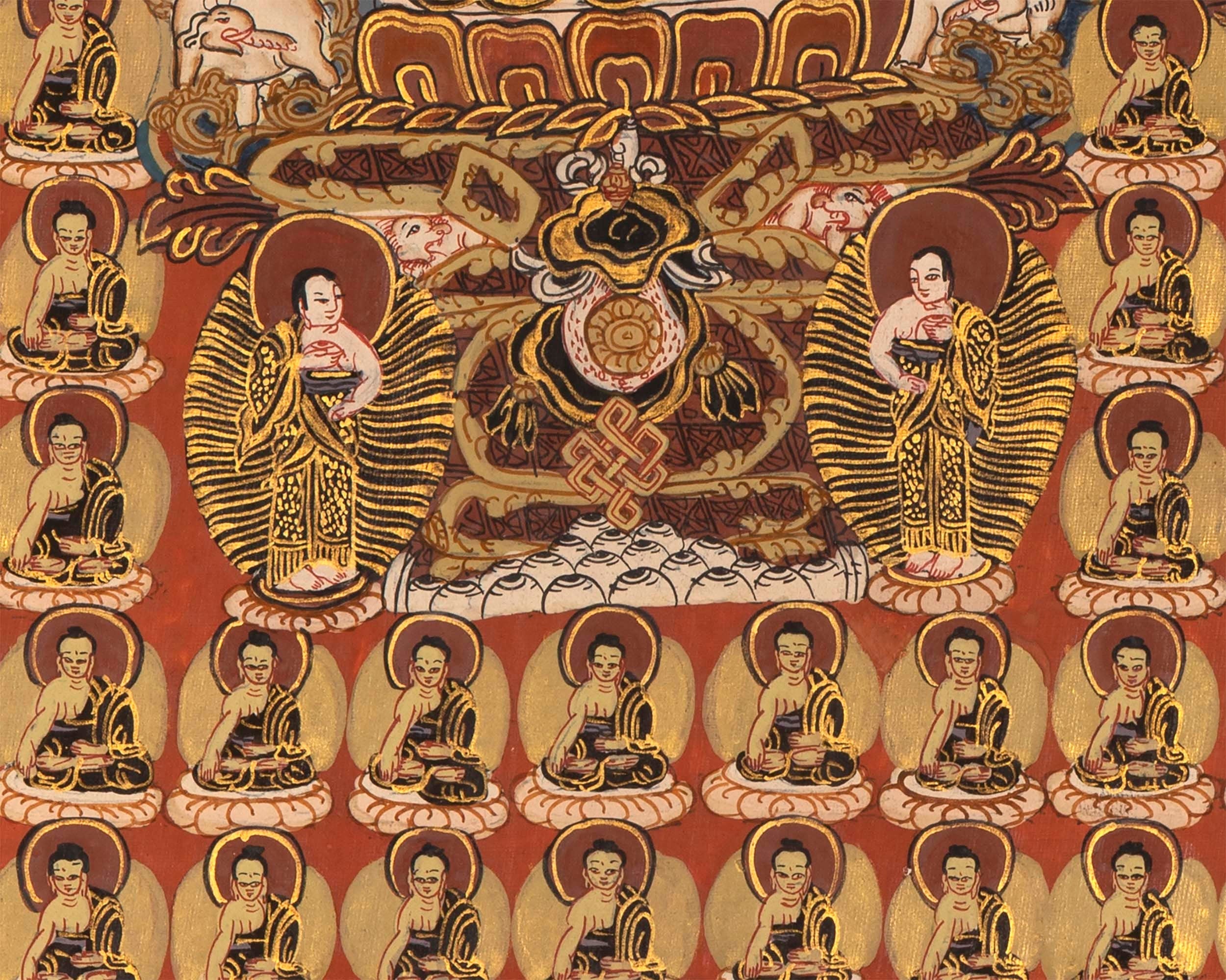 Handmade Buddha Shakyamuni | Thangka Painting Nepal | Wall Hanging Art