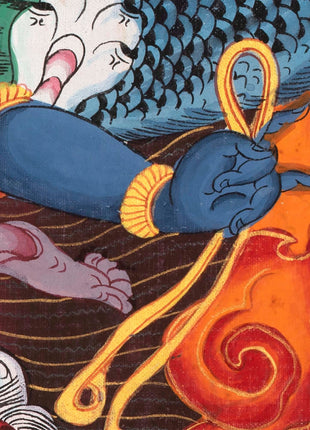 Garuda Thangka | Protective Wrathful Diety | Wall Decor