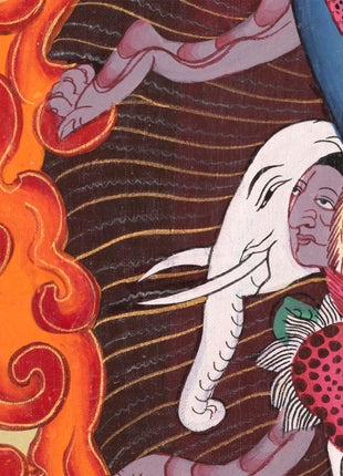 Garuda Thangka | Protective Wrathful Diety | Wall Decor