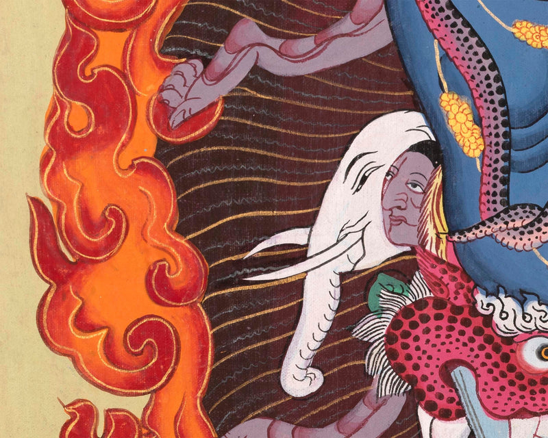 Garuda Thangka | Protective Wrathful Diety | Wall Decor