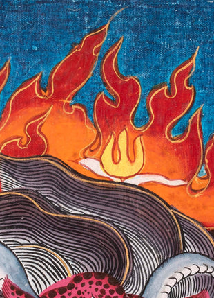 Garuda Thangka | Protective Wrathful Diety | Wall Decor