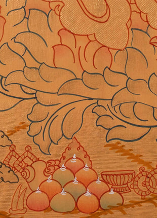 Padmasambhava Thangka | Tibetan Buddhism Art | Wall Decors