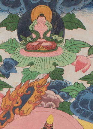Manjushree Thangka | Vintage Thangka painting