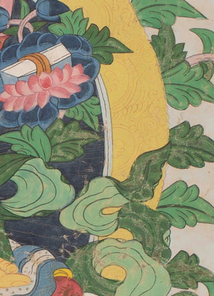 Manjushree Thangka | Vintage Thangka painting