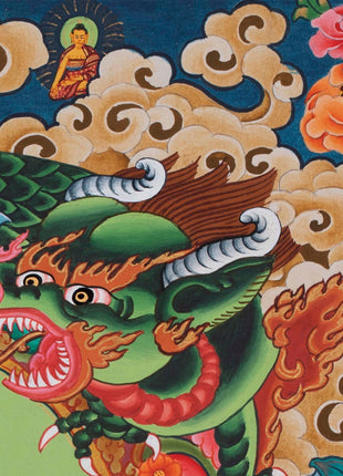 Gautama Buddha Thangka | Wall Decor | Tibetan Hand Painting