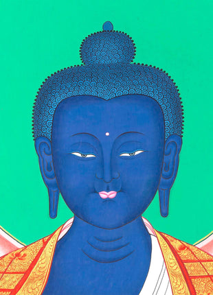 Medicine Buddha Thangka | Bhaisajyaguru Original Healing Art