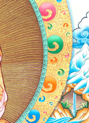 Medicine Buddha Thangka | Bhaisajyaguru Original Healing Art