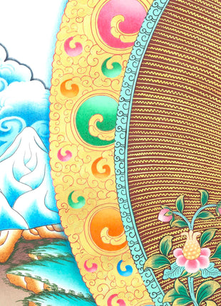 Medicine Buddha Thangka | Bhaisajyaguru Original Healing Art