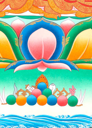 Medicine Buddha Thangka | Bhaisajyaguru Original Healing Art