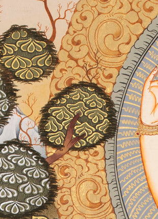 Four Armed Avalokiteshvara Chenrezig | Good Luck Symbols Art