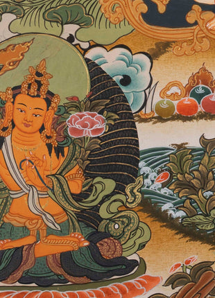 4 Armed Chenrezig | Avalokiteshvara Thangka Painting from Nepal