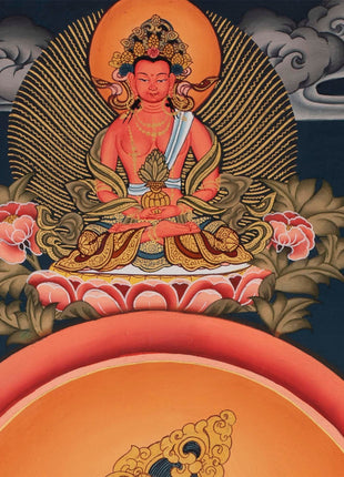 Large Arya Tara Tibetan Thangka | Mother Of Compassion And Wisdom
