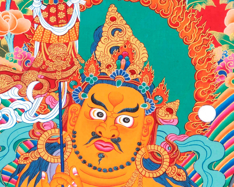 Namtose Thangka | Original Hand Painted Wealth Deity