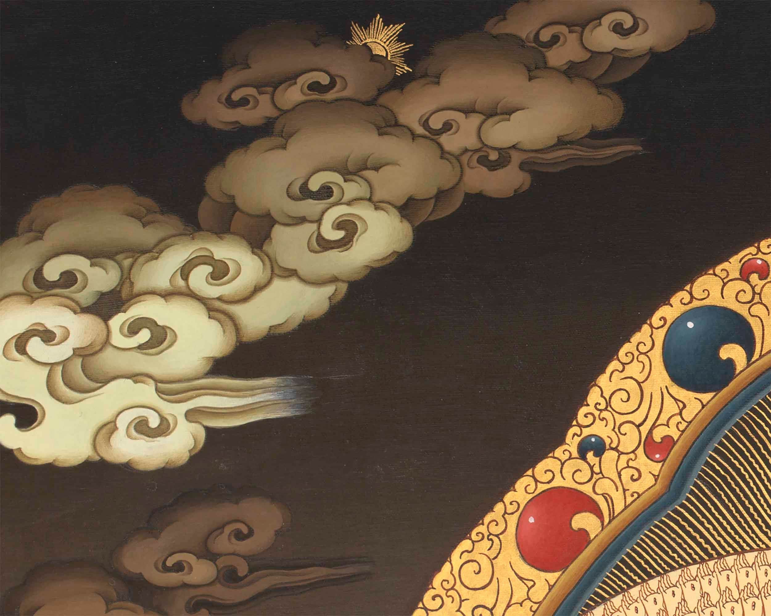 Original Hand painted Avalokiteshvara Thangka | Traditional Tibetan Artwork Painted