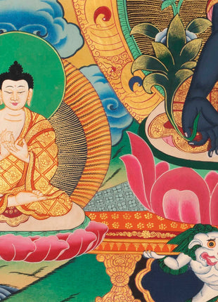 Eight Medicine Buddha Thangka | Wall Decoration Painting