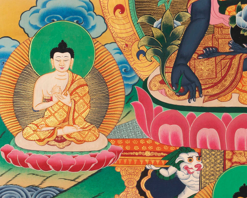 Eight Medicine Buddha Thangka | Wall Decoration Painting