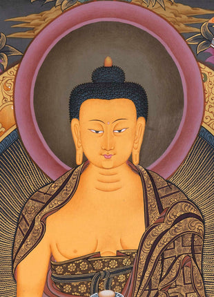 Shakyamuni Handmade Thangka | Art For Peace