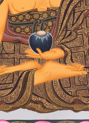 Shakyamuni Handmade Thangka | Art For Peace