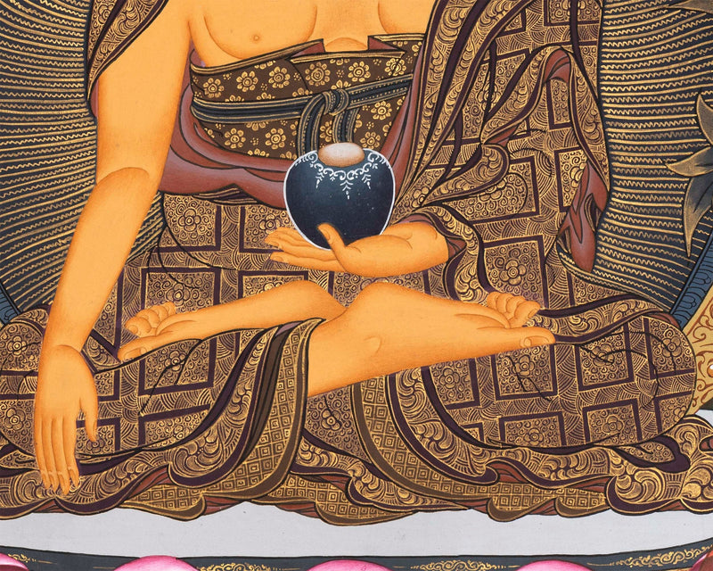 Shakyamuni Handmade Thangka | Art For Peace