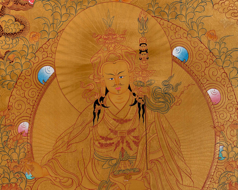 Padmasambhava Thangka Painting | Lotus Born Master of Buddhism