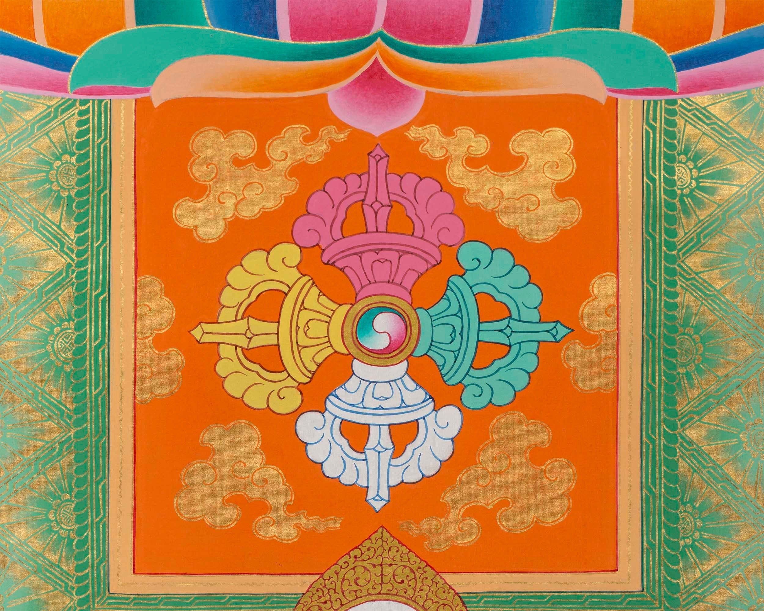 Shakyamuni Buddha Thangka | Original Painting Wall Decor