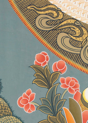 1000 Armed Bodhisattva Guanyin Chenrezig Thangka | Avalokiteshvara Thangka