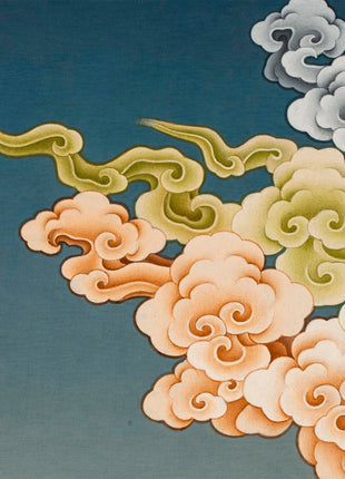 Boddhisattva Manjushri Original Thangka | Vajrayana Buddhism