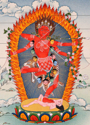 Kurukulla Dakini | Traditional Hand Painted Art