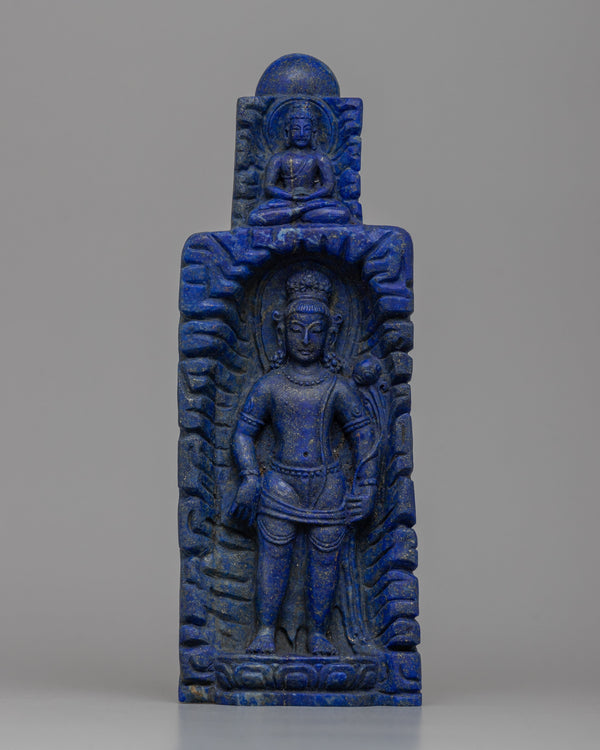 lapis Standing Lokeshvara Statue