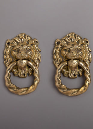 Lion Door Knocker Set 
