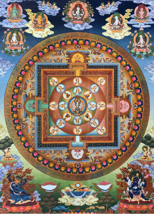 Lokeshvara Mandala Thangka | Tibetan Buddhist Craft